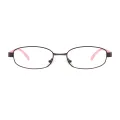 Tylis - Oval Pink Reading Glasses for Men & Women